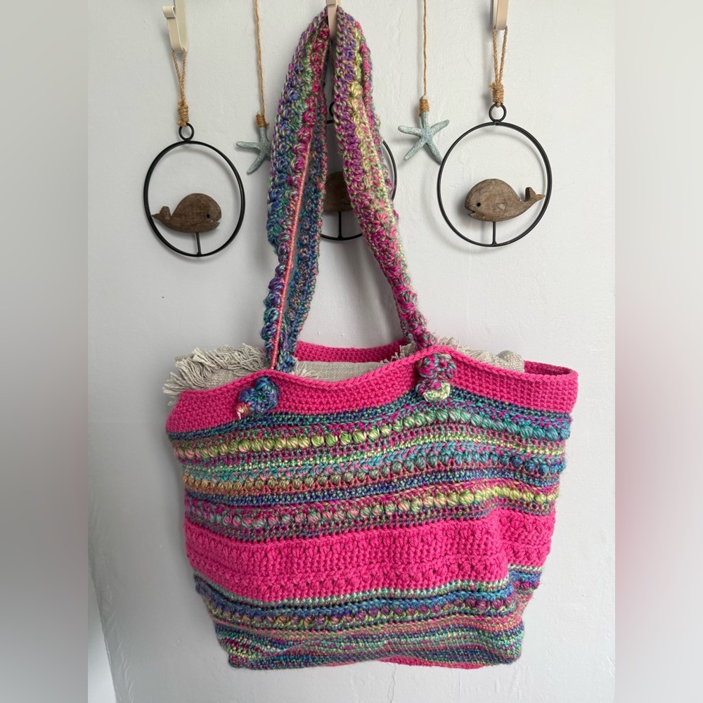Large Crochet tote, handmade